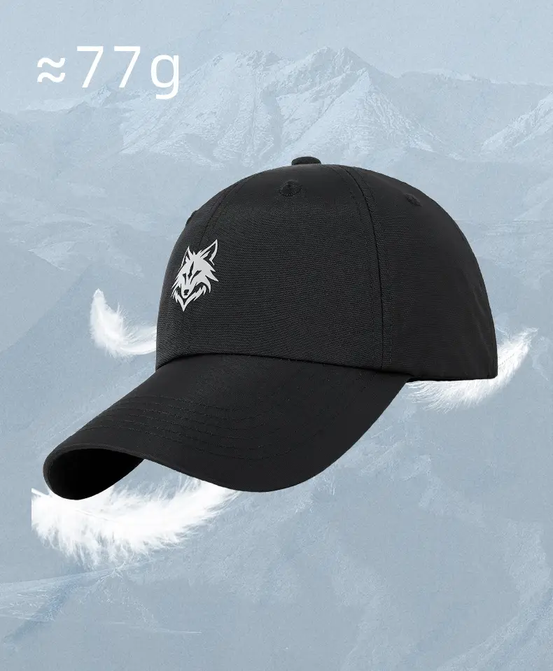 2025 Reflective Wolf Logo Cap White Big Head — feature 16