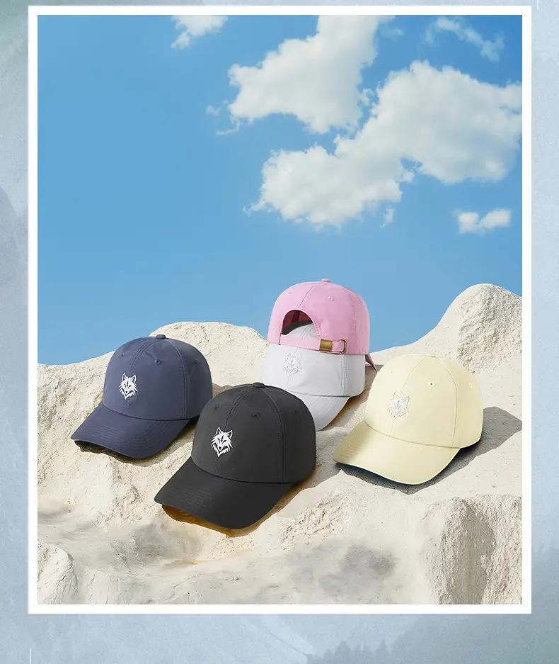 2025 Reflective Wolf Logo Cap White Big Head — feature 25
