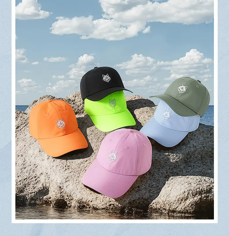 2025 Reflective Wolf Logo Cap White Big Head — feature 29