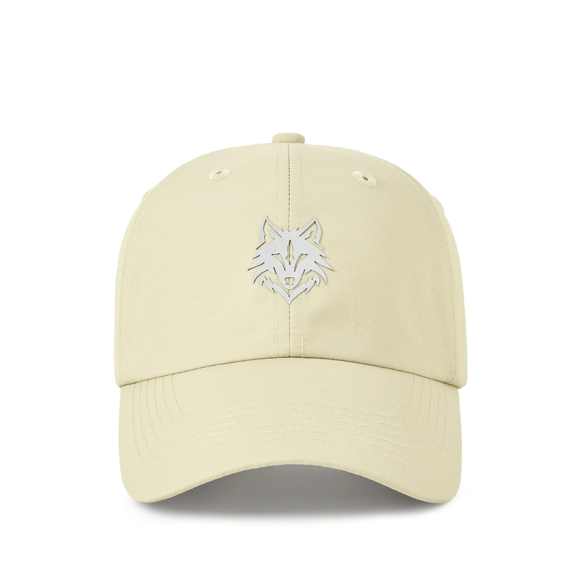 2025 Reflective Wolf Logo Cap White Big Head - Image 10