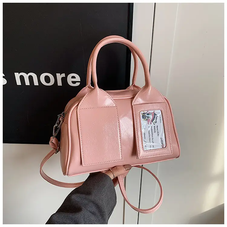 Pink Korean Style Women's 2025 Handbag with Teddy Bear — feature 30