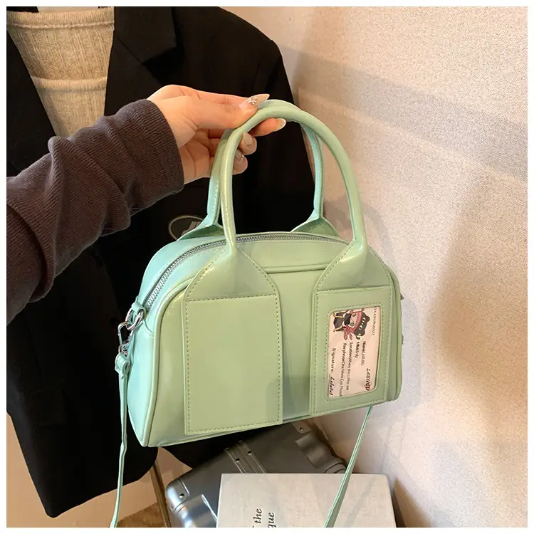 Pink Korean Style Women's 2025 Handbag with Teddy Bear — feature 35