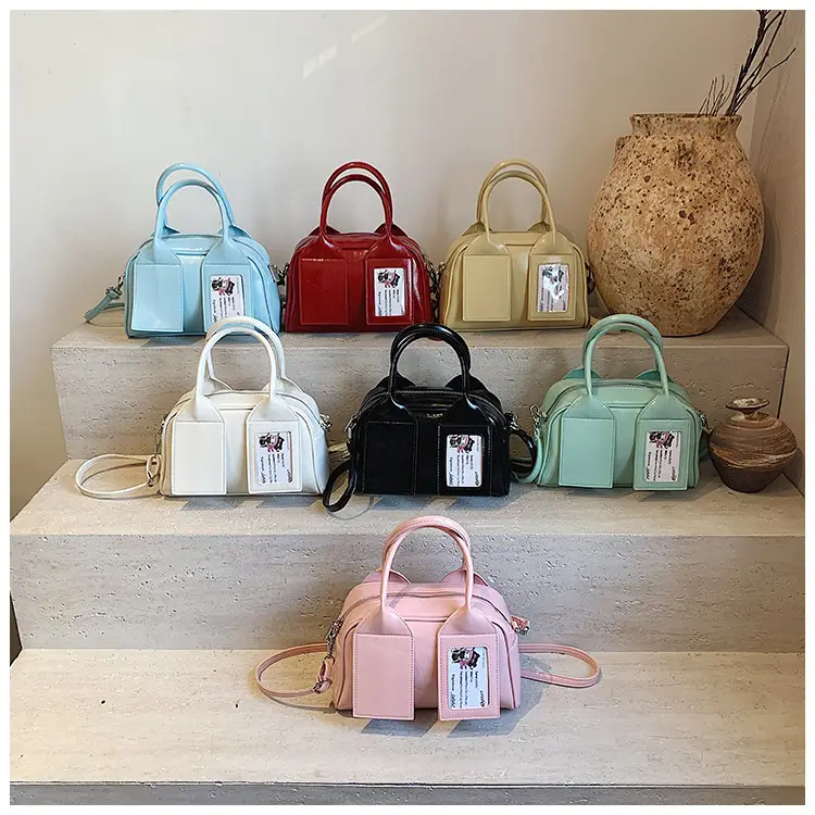 Pink Korean Style Women's 2025 Handbag with Teddy Bear — feature 42
