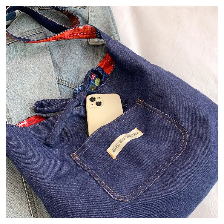 2025 Ethnic Patchwork Denim Shoulder Bag — feature 6