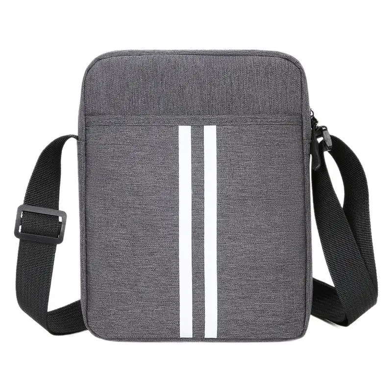 Dad Crossbody Bag Middle-aged Elderly Vertical Canvas Single Shoulder Multi-compartment Business Span Large Capacity