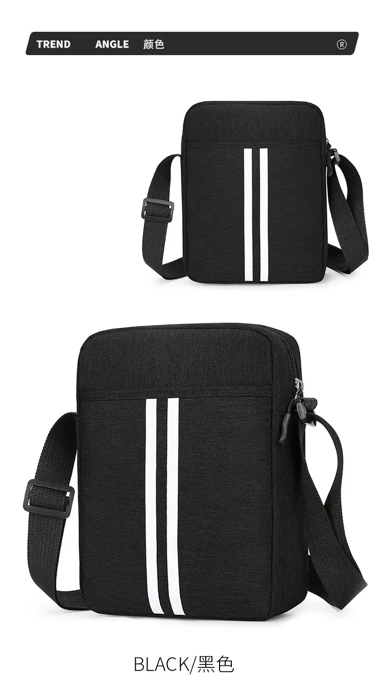 Dad Crossbody Bag Middle-aged Elderly Vertical Canvas Single Shoulder Multi-compartment Business Span Large Capacity — feature 19