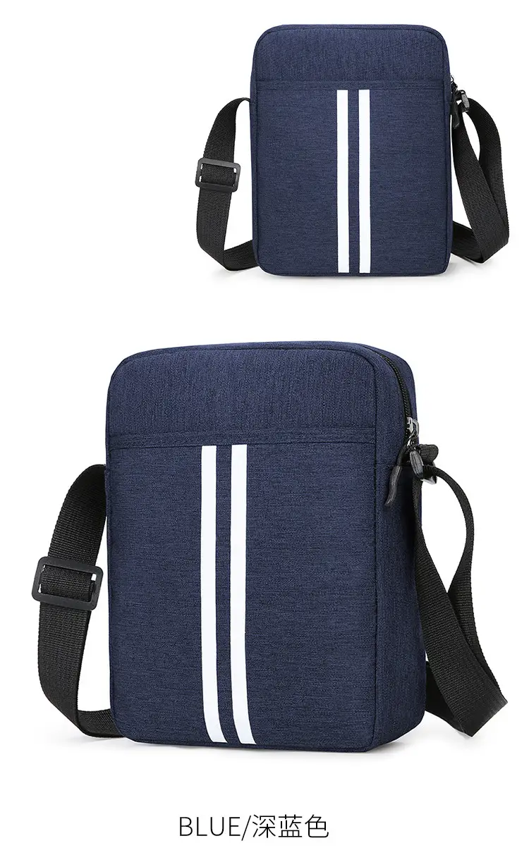 Dad Crossbody Bag Middle-aged Elderly Vertical Canvas Single Shoulder Multi-compartment Business Span Large Capacity — feature 21