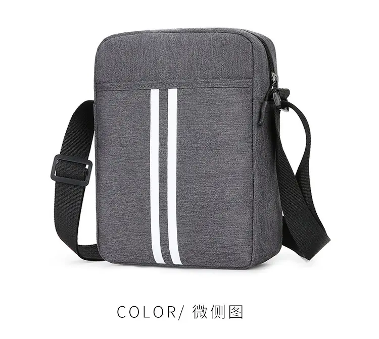 Dad Crossbody Bag Middle-aged Elderly Vertical Canvas Single Shoulder Multi-compartment Business Span Large Capacity — feature 23