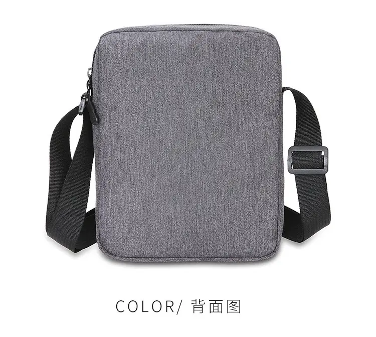 Dad Crossbody Bag Middle-aged Elderly Vertical Canvas Single Shoulder Multi-compartment Business Span Large Capacity — feature 25