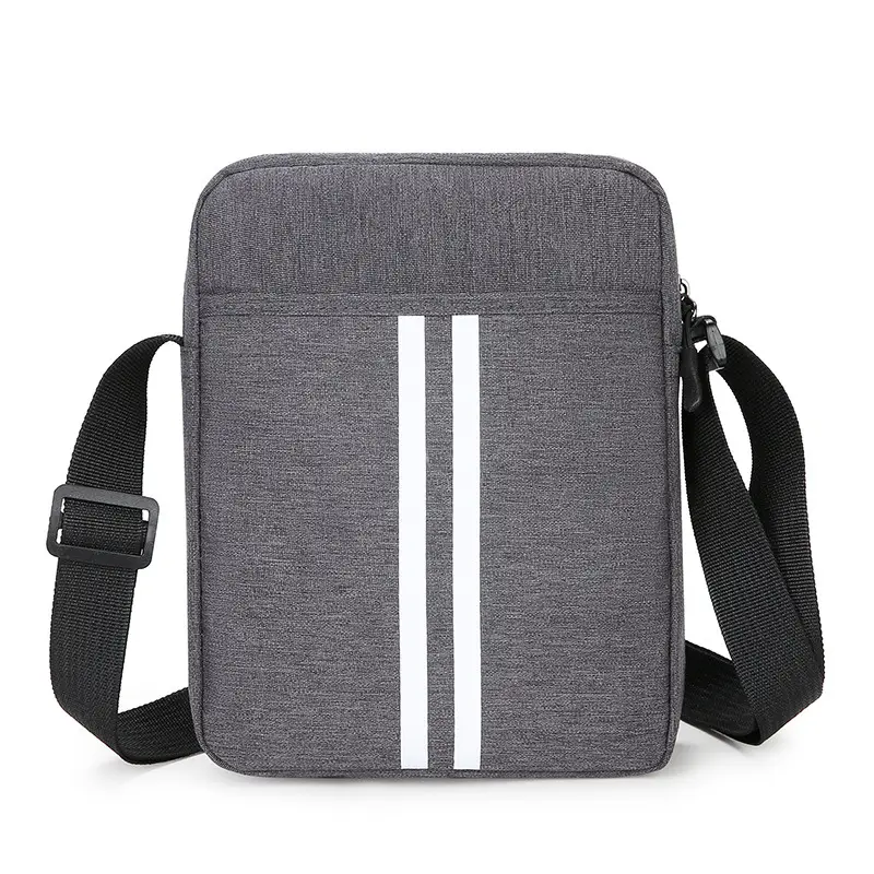 Dad Crossbody Bag Middle-aged Elderly Vertical Canvas Single Shoulder Multi-compartment Business Span Large Capacity