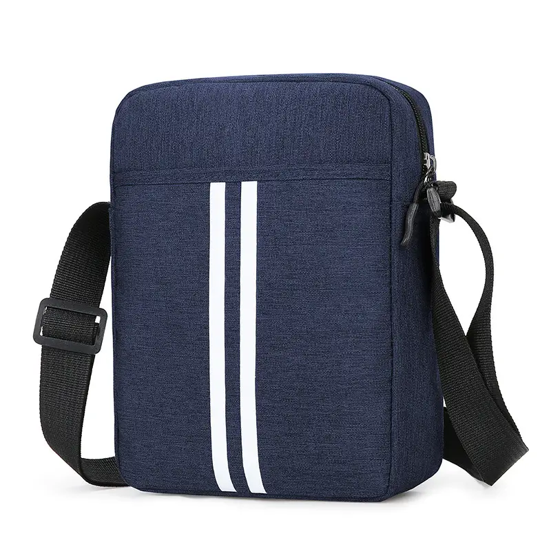 Dad Crossbody Bag Middle-aged Elderly Vertical Canvas Single Shoulder Multi-compartment Business Span Large Capacity
