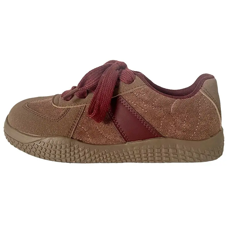 All-match German training shoes women's shoes 2025 spring new thick-soled sports board shoes Maillard casual retro brown shoes — feature 6