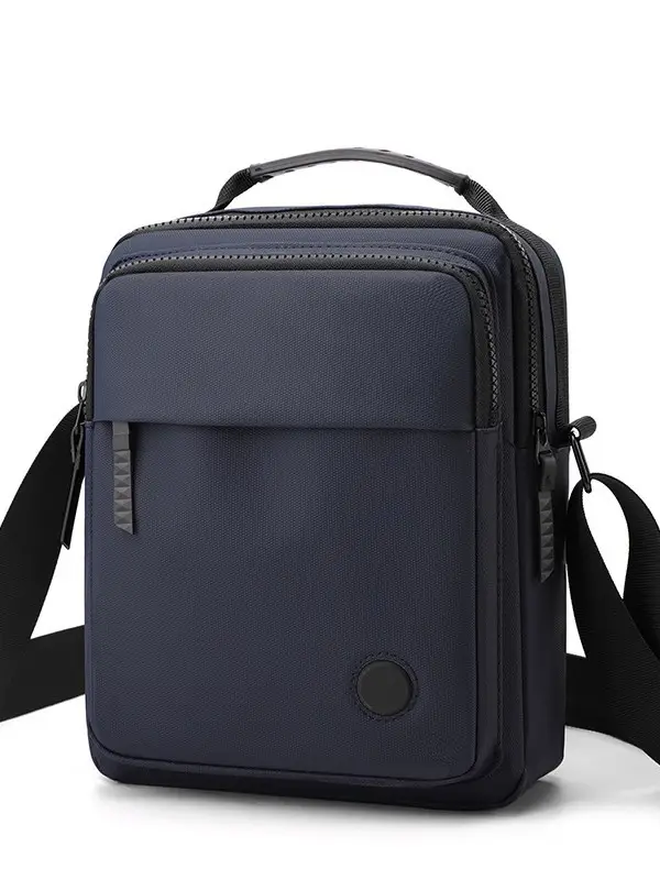 Waterproof PU Crossbody Bag for Men Casual Travel