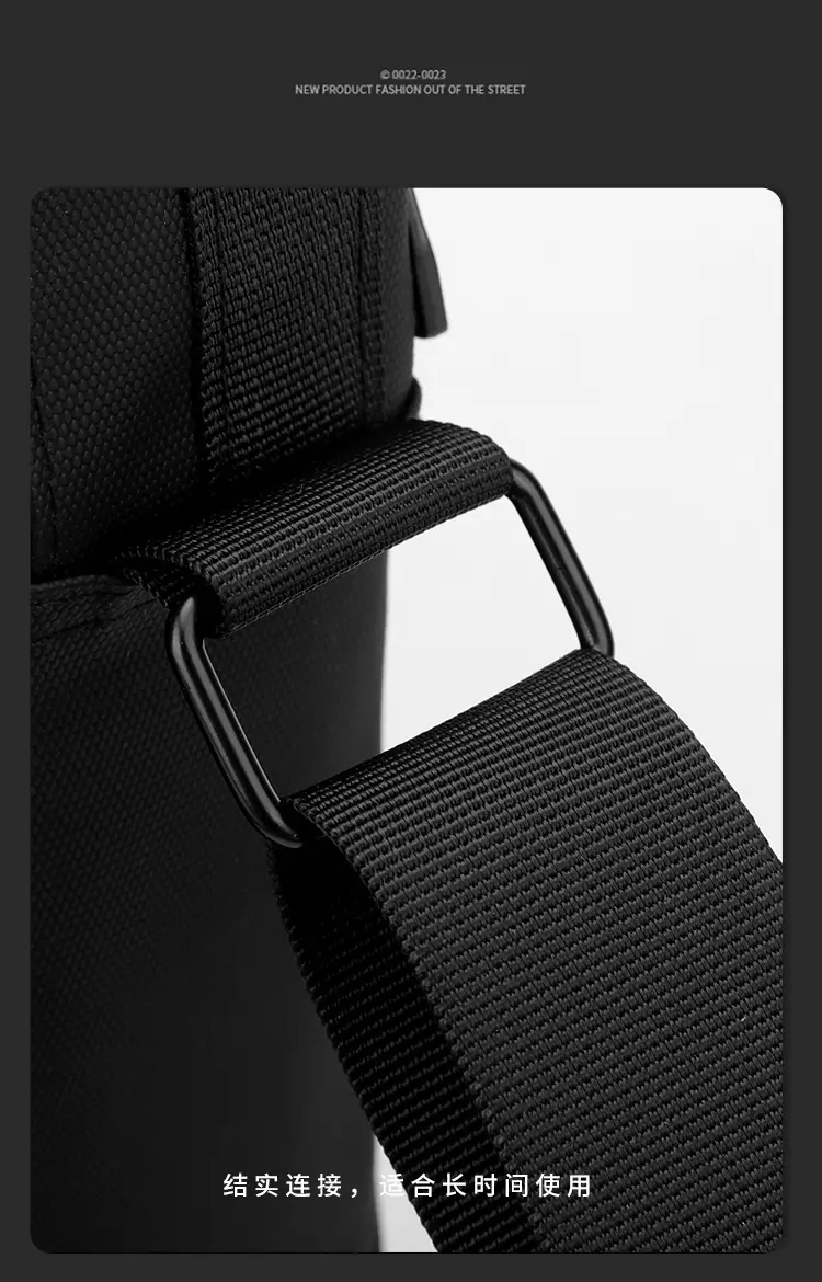 Waterproof PU Crossbody Bag for Men Casual Travel — feature 21