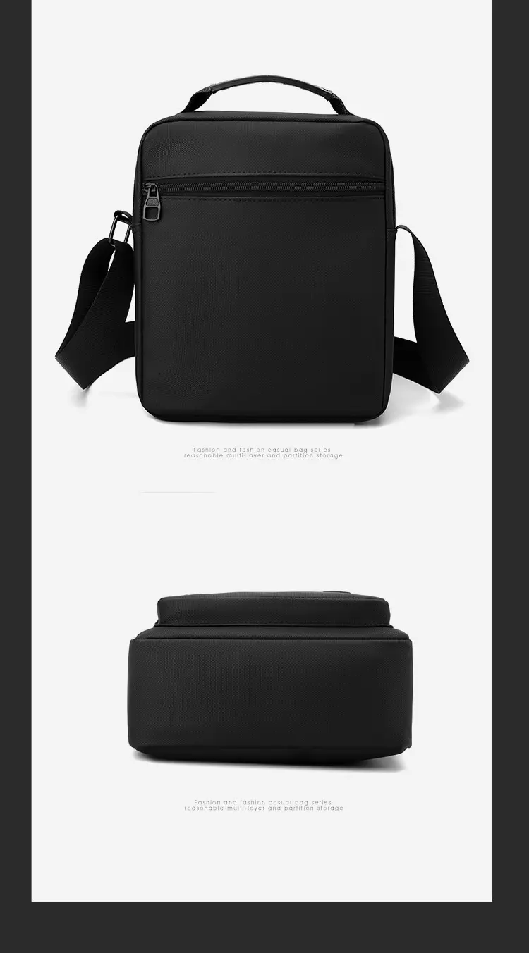 Waterproof PU Crossbody Bag for Men Casual Travel — feature 26
