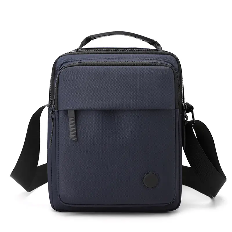 Waterproof PU Crossbody Bag for Men Casual Travel