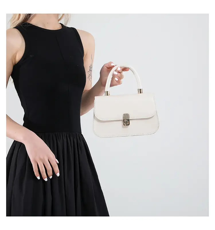 Light Blue French Style Shoulder Crossbody Bag for Women — feature 13