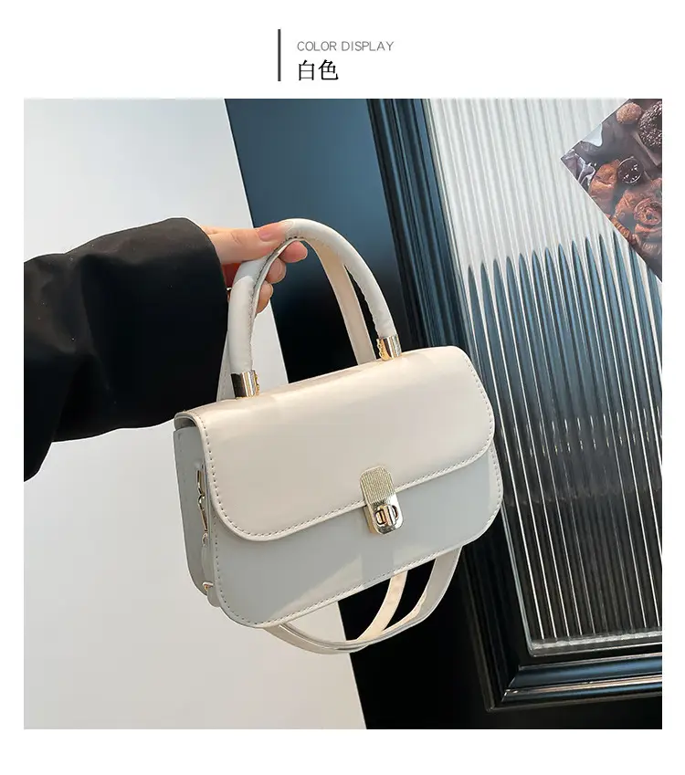 Light Blue French Style Shoulder Crossbody Bag for Women — feature 22