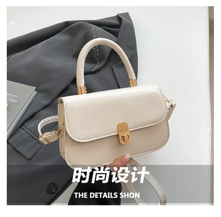 Light Blue French Style Shoulder Crossbody Bag for Women — feature 7