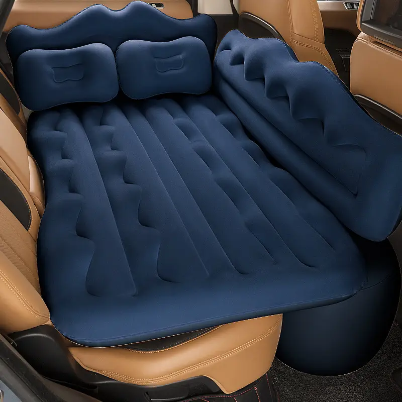 Car Rear Seat Air Cushion Dark Blue Spring
