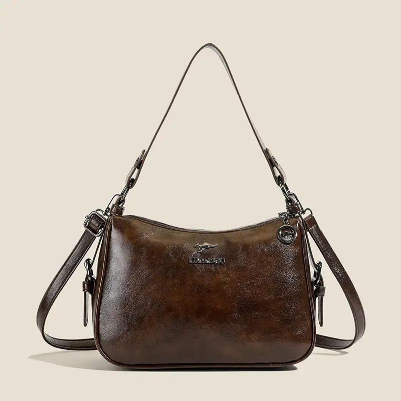 Black PU Leather Crossbody Bag for Women 2025 - Image 4