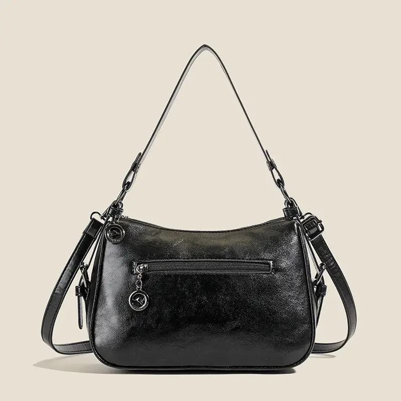 Black PU Leather Crossbody Bag for Women 2025 - Image 5