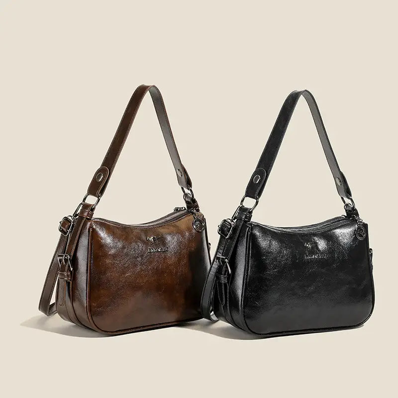 Black PU Leather Crossbody Bag for Women 2025 - Image 6