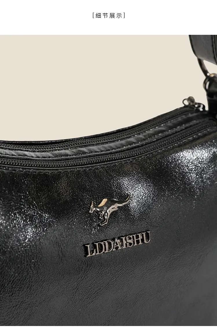 Black PU Leather Crossbody Bag for Women 2025 — feature 4