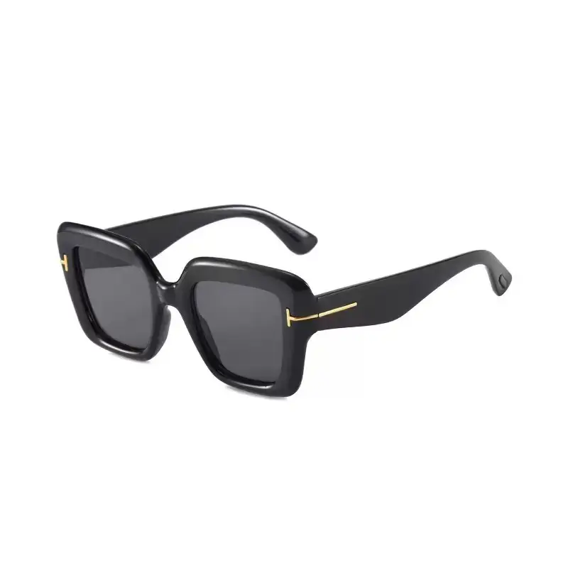 2025 Square Tortoiseshell Sunglasses Women Street Photography - Image 13