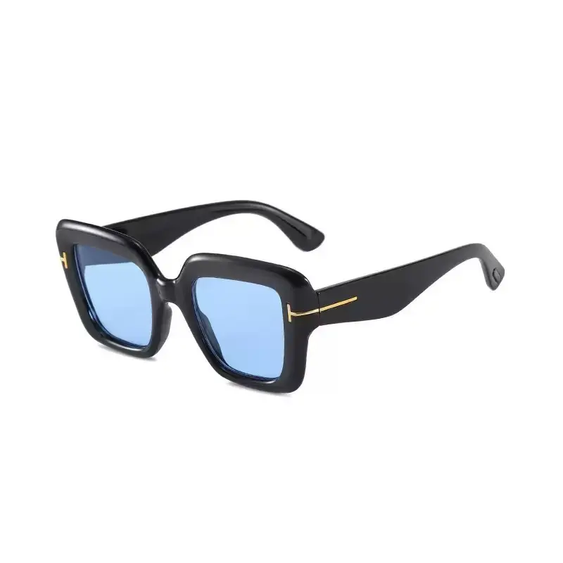 2025 Square Tortoiseshell Sunglasses Women Street Photography - Image 3