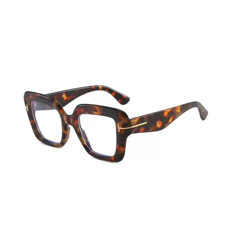 2025 Square Tortoiseshell Sunglasses Women Street Photography - Image 8