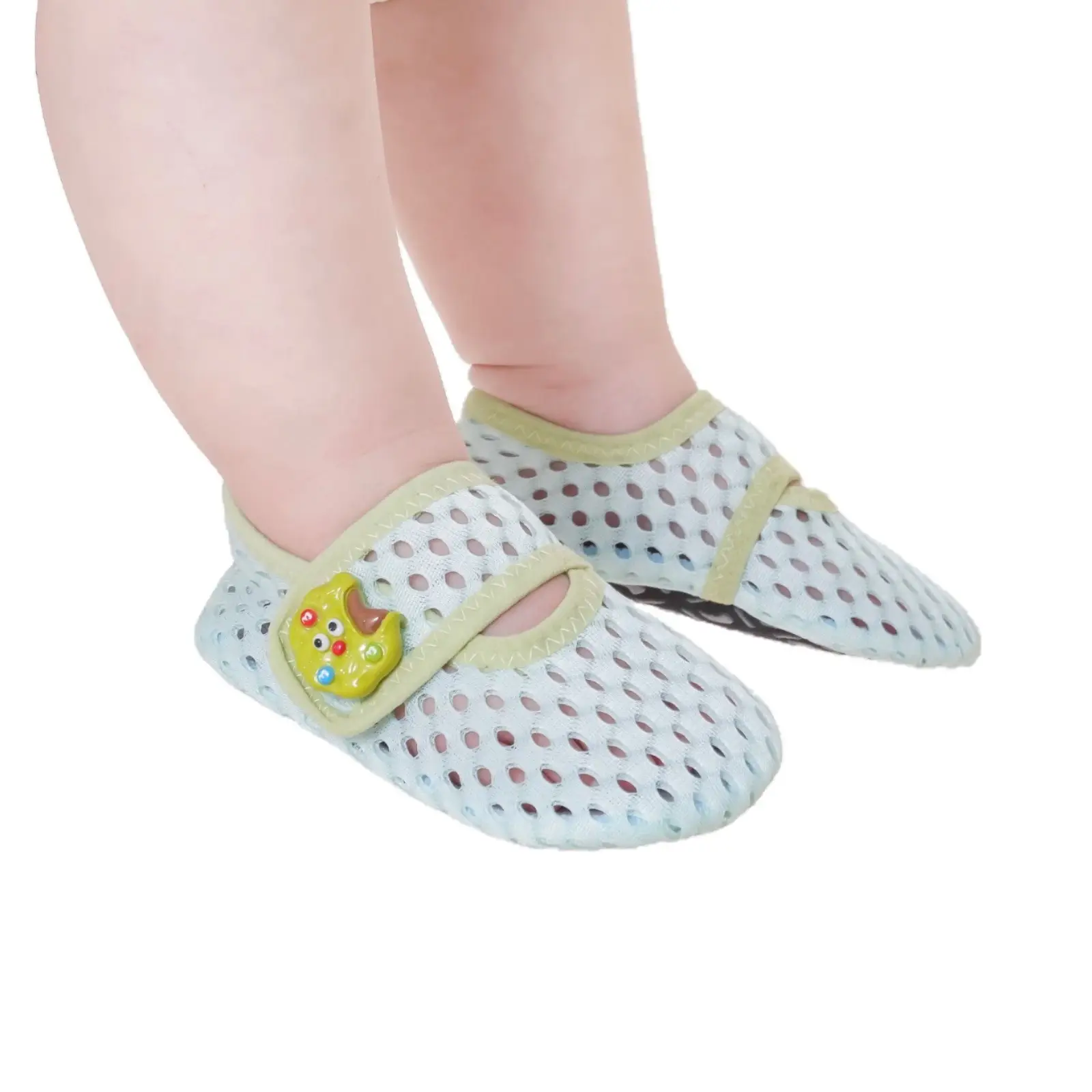 Pink Cartoon Baby Mesh Slip-On Shoes - Image 10