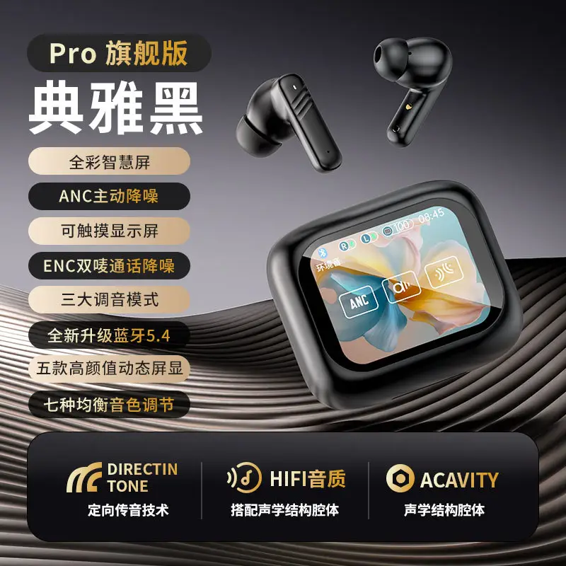 AI Translation Headset White Wireless Bluetooth 5.3