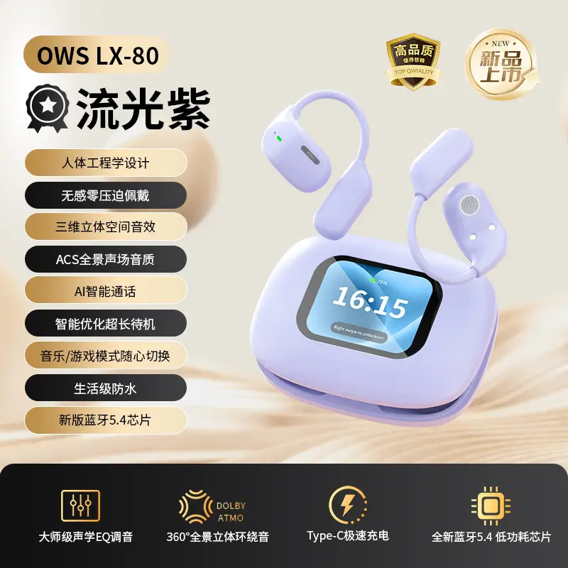 AI Translation Headset White Wireless Bluetooth 5.3 - Image 9