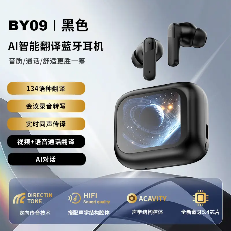 AI Translation Headset White Wireless Bluetooth 5.3 - Image 14