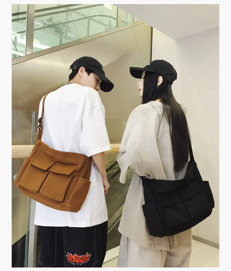Large Capacity Canvas Bag for Men Women Travel Messenger — feature 13