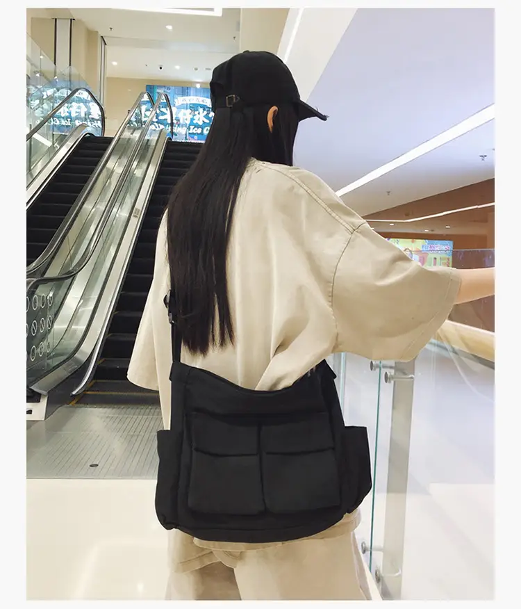 Large Capacity Canvas Bag for Men Women Travel Messenger — feature 18