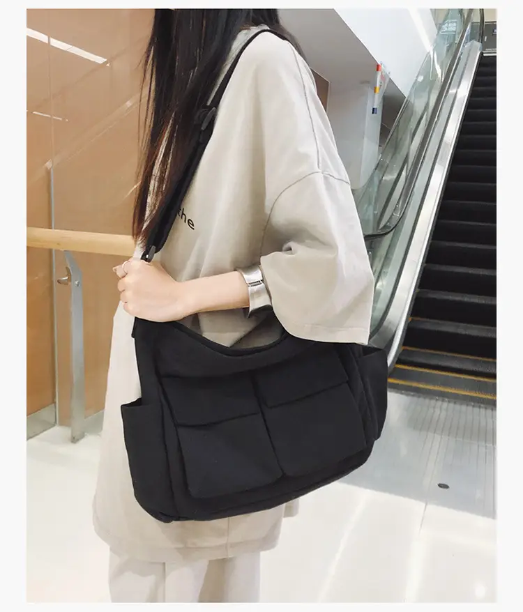 Large Capacity Canvas Bag for Men Women Travel Messenger — feature 19