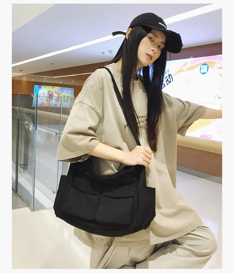 Large Capacity Canvas Bag for Men Women Travel Messenger — feature 20