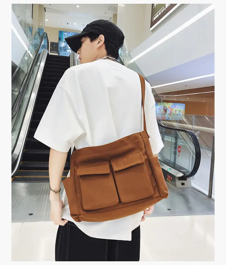 Large Capacity Canvas Bag for Men Women Travel Messenger — feature 22