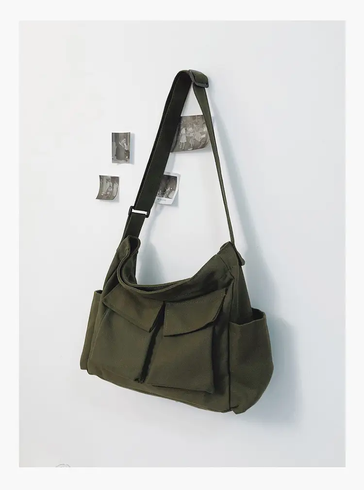 Large Capacity Canvas Bag for Men Women Travel Messenger — feature 27