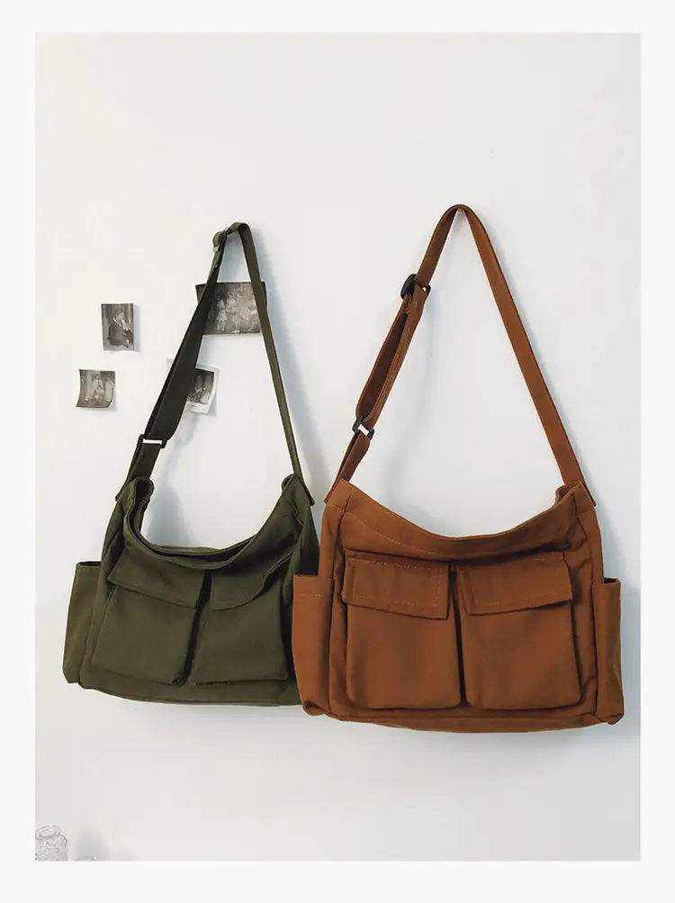 Large Capacity Canvas Bag for Men Women Travel Messenger — feature 35