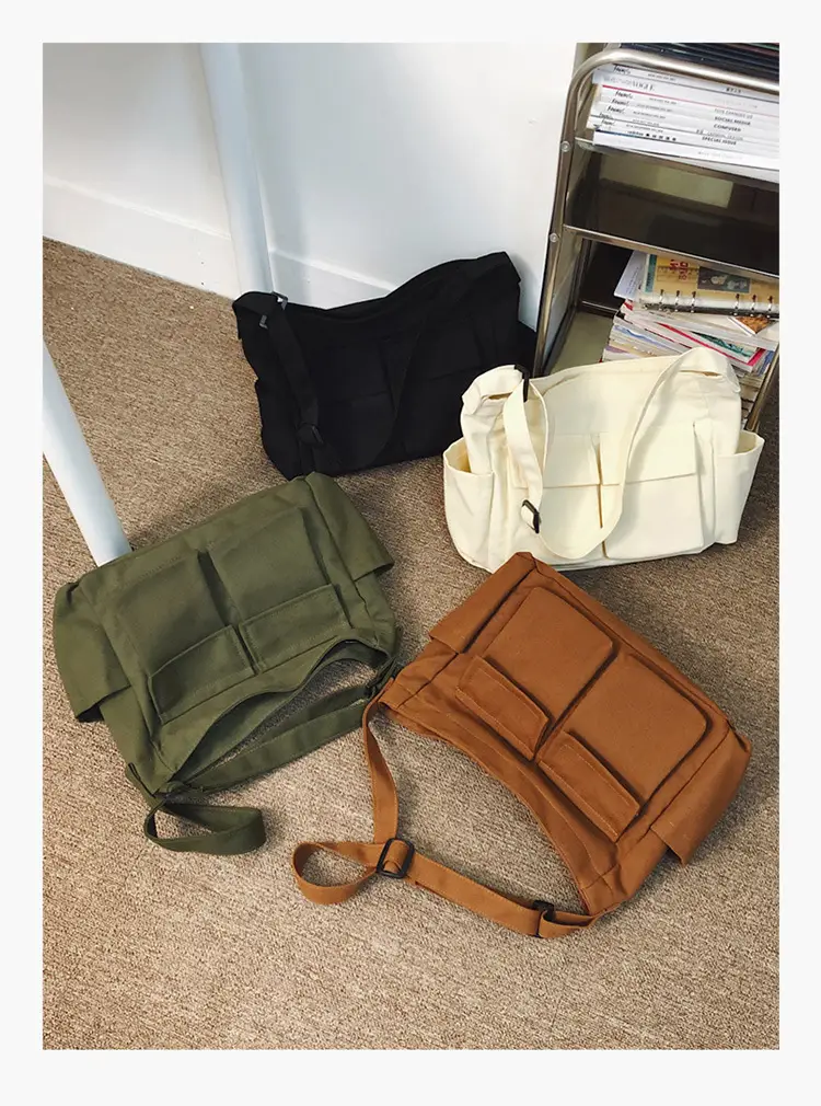 Large Capacity Canvas Bag for Men Women Travel Messenger — feature 36