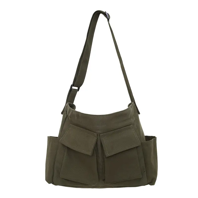 Large Capacity Canvas Bag for Men Women Travel Messenger - Image 2