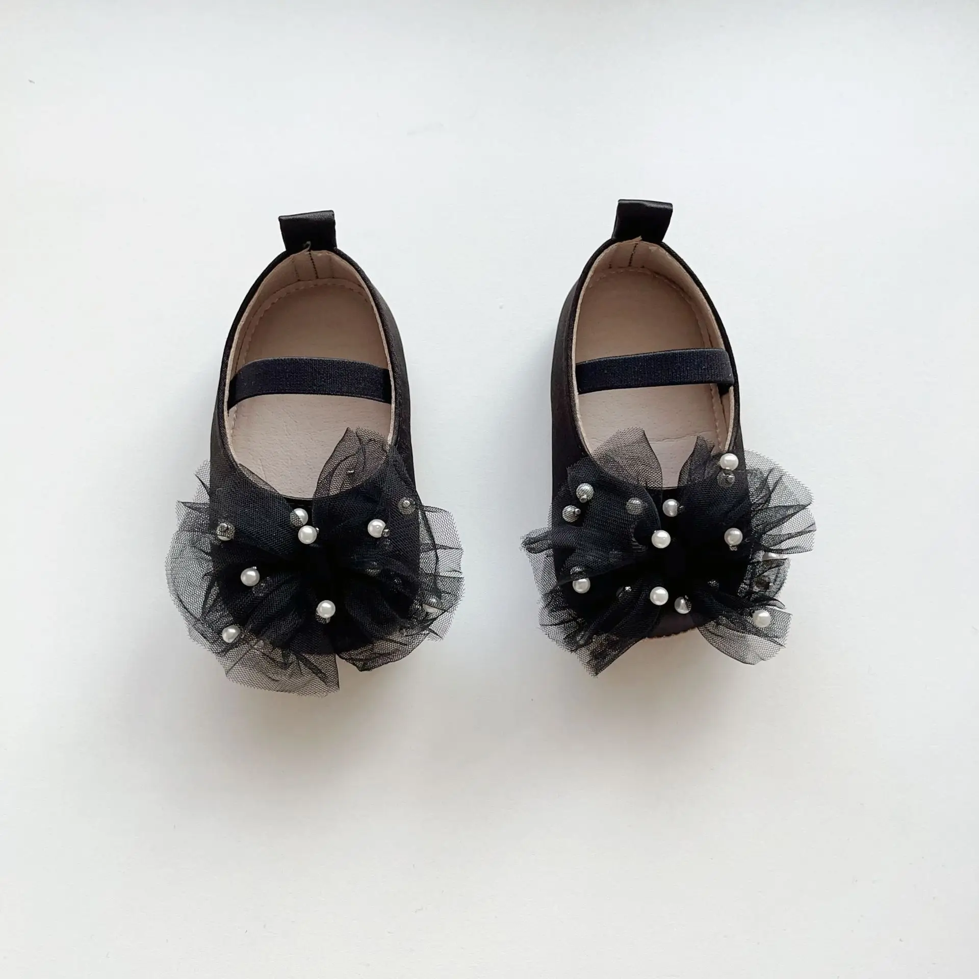 Baby Pearl Bow Slippers for Girls 0-2 Years — feature 13