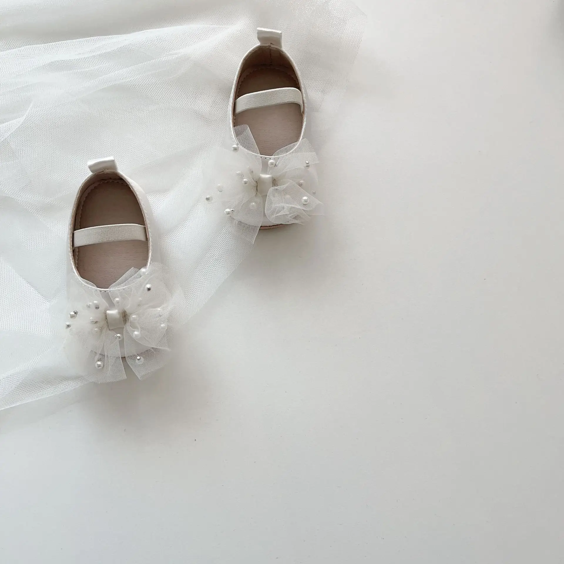 Baby Pearl Bow Slippers for Girls 0-2 Years — feature 18