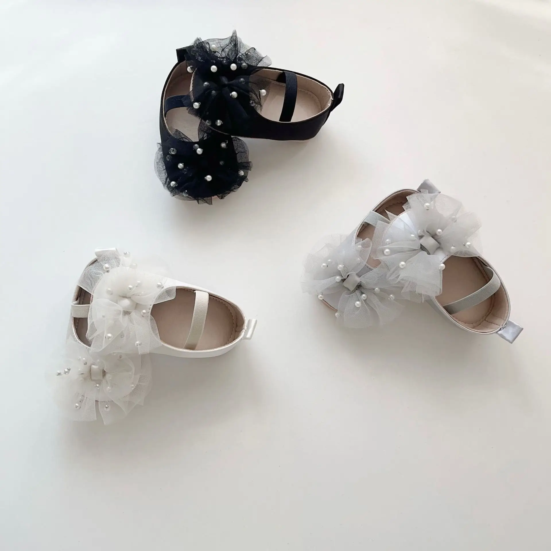 Baby Pearl Bow Slippers for Girls 0-2 Years — feature 24