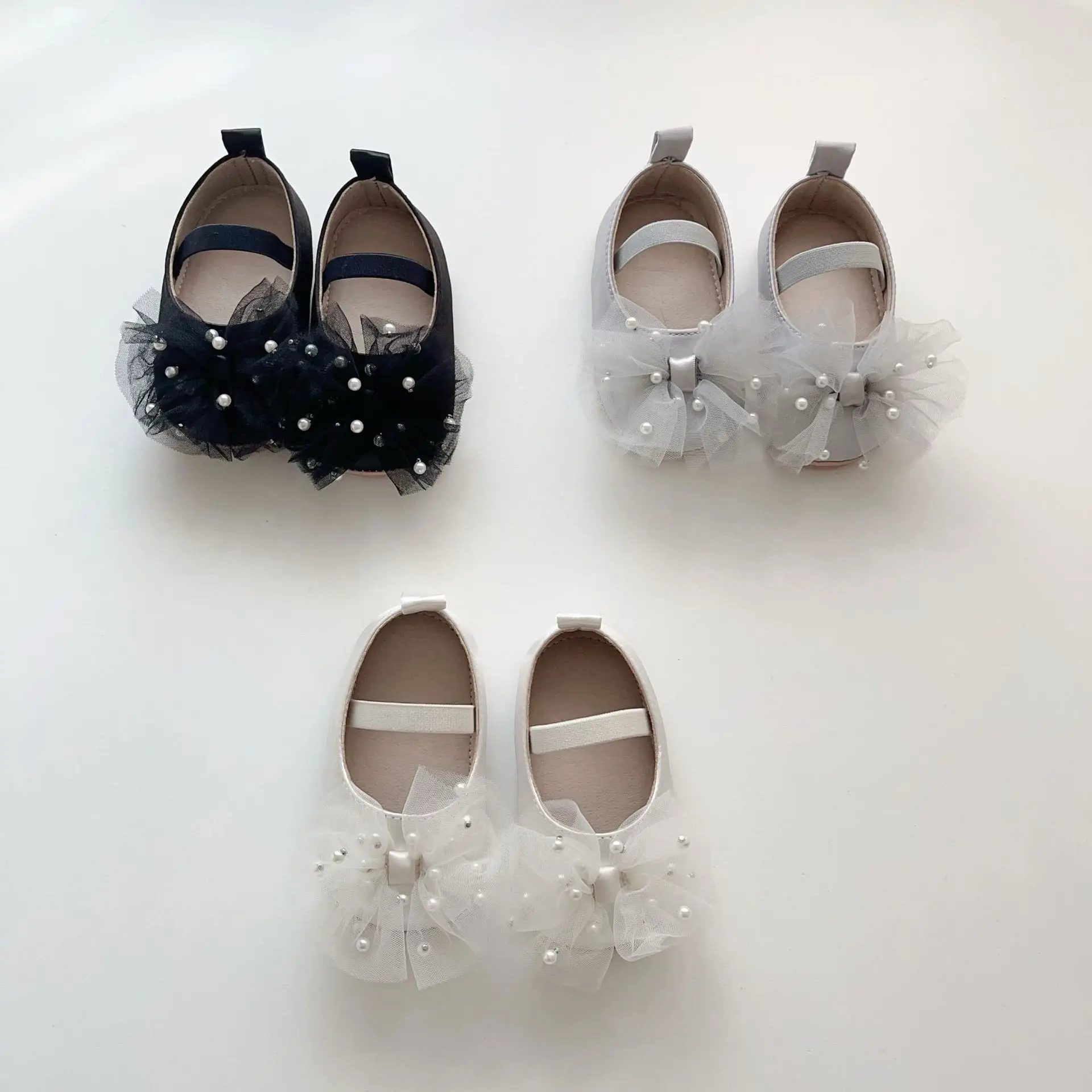 Baby Pearl Bow Slippers for Girls 0-2 Years — feature 30