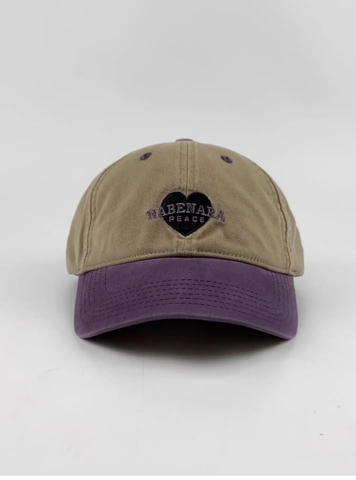 2025 Washable Cotton Baseball Cap Love Purple Grey — feature 11