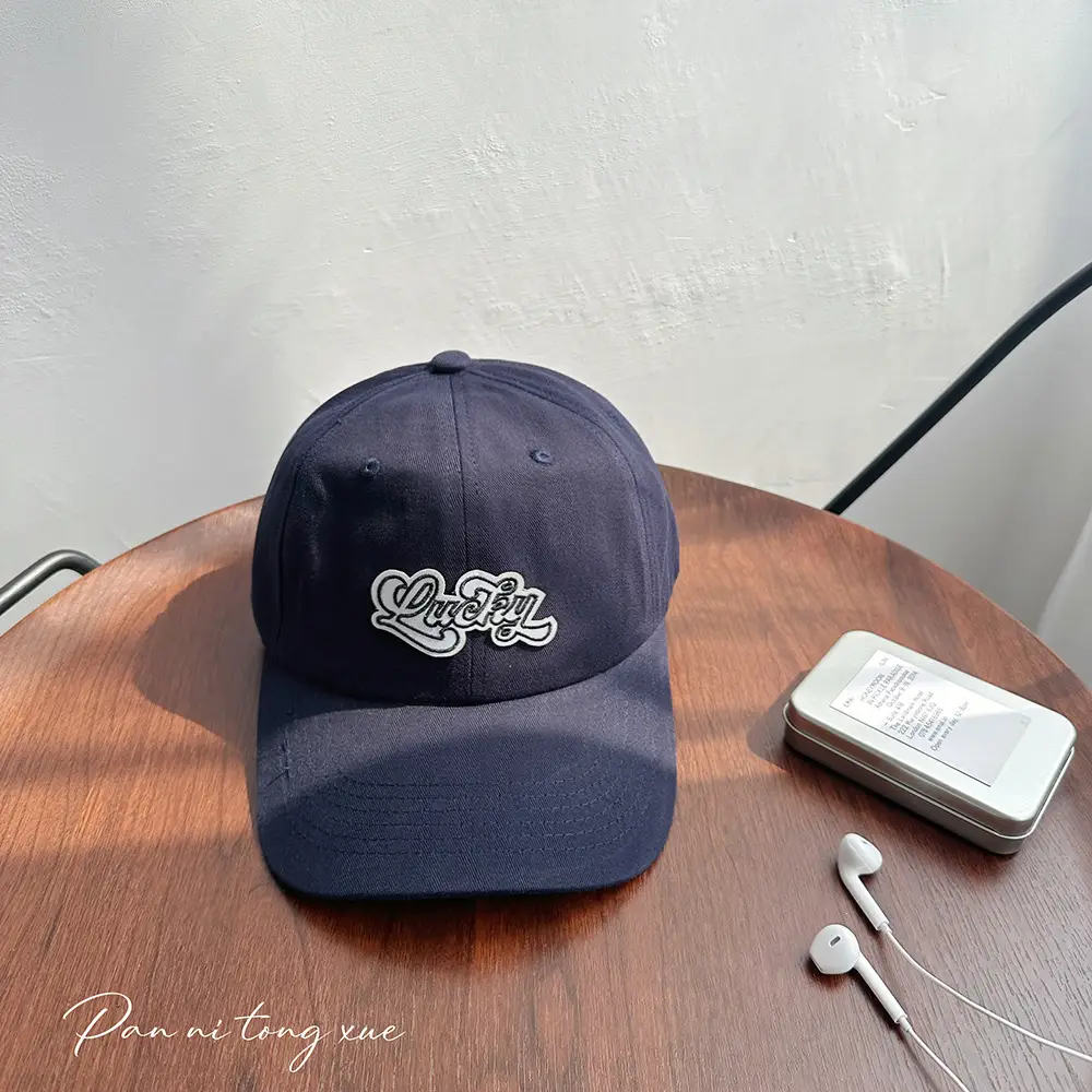 Korean Style Embroidered Baseball Caps Women's Wide Brim Soft Top - Image 2